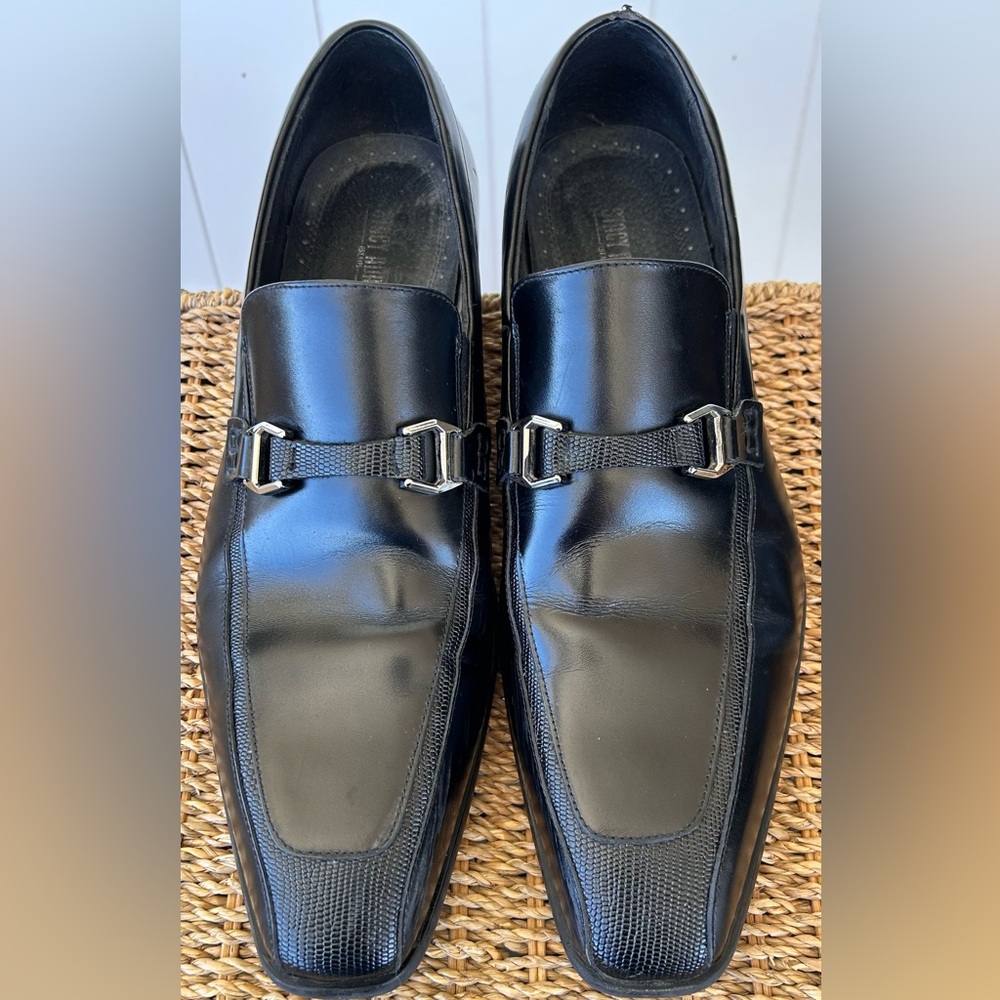 Stacy Adams Men’s Formal‎ Leather Loafers Black Size 11.5M